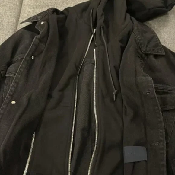 Juun J Double-layered Denim Jacket